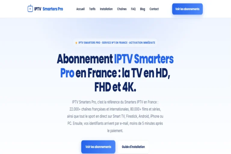 IPTV Smarters Pro en France : Guide Complet pour les Utilisateurs